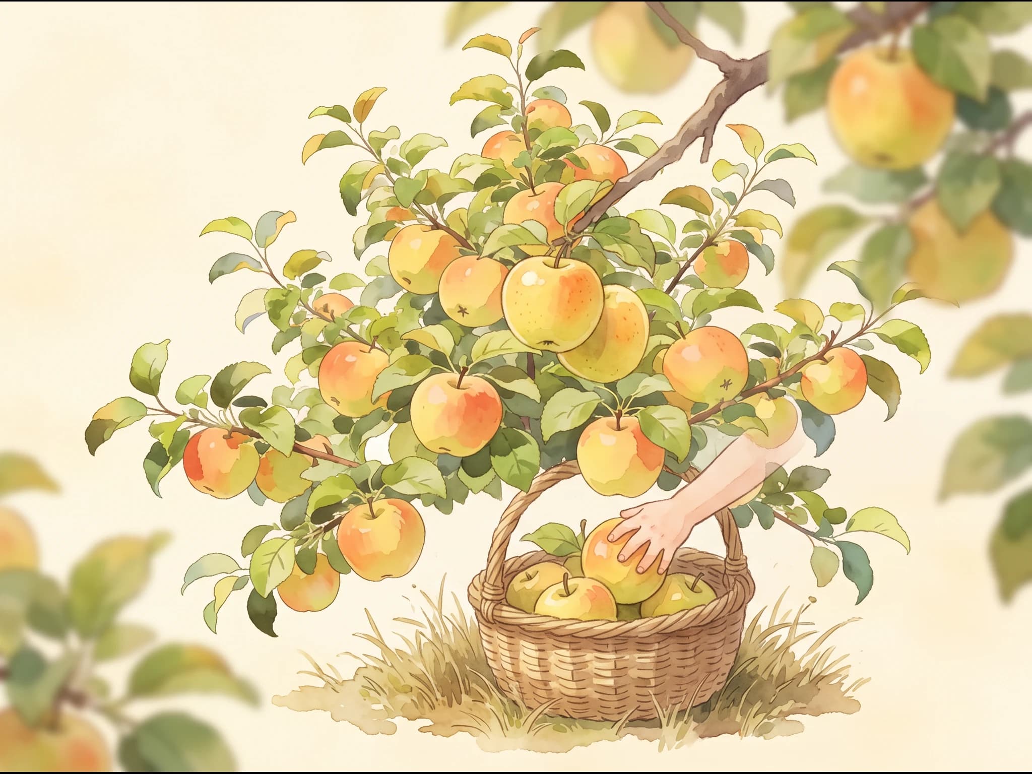 Manzano Golden Delicious — Fruto