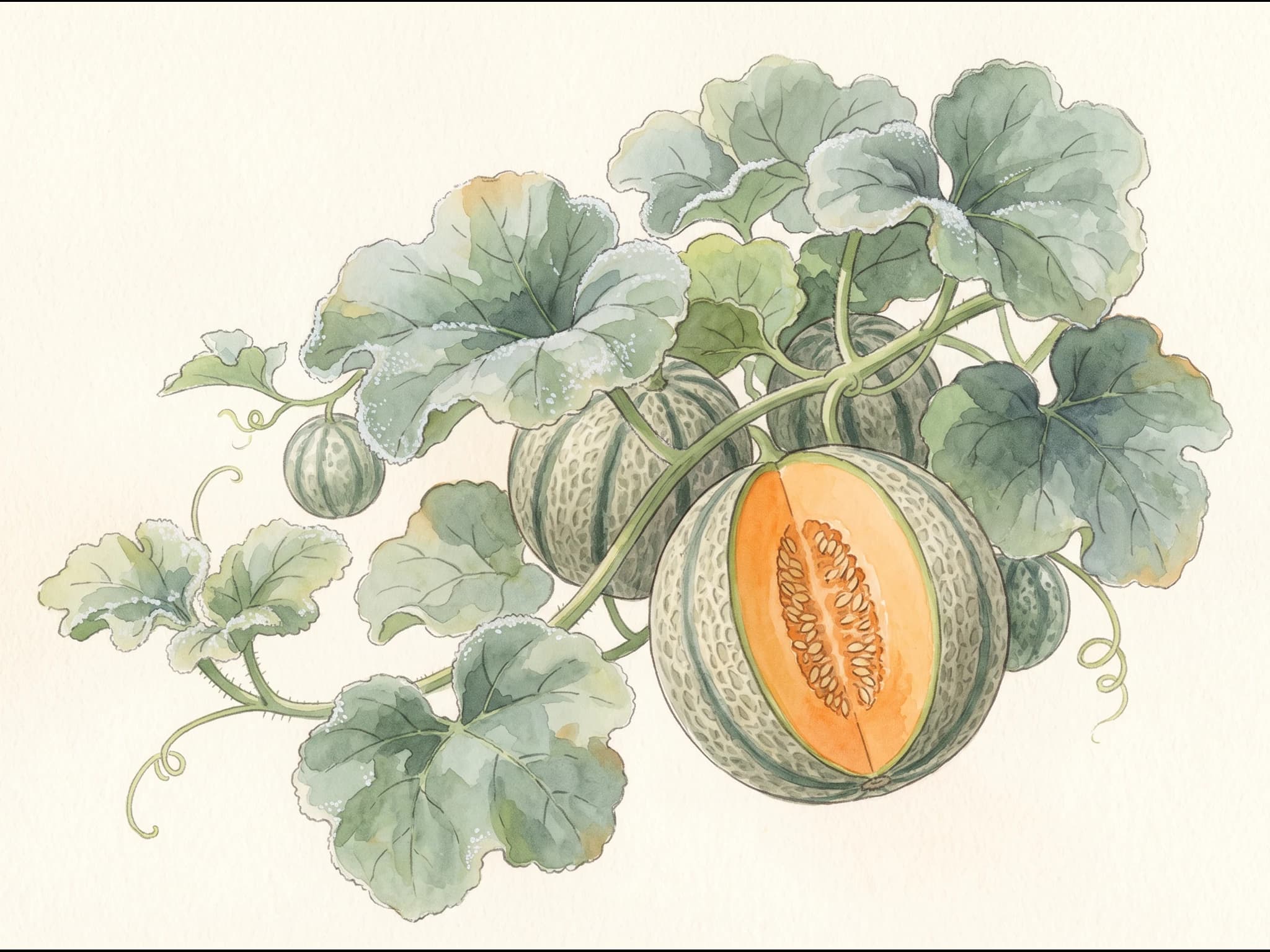 Melón Cantalupo Charentais — Fruto