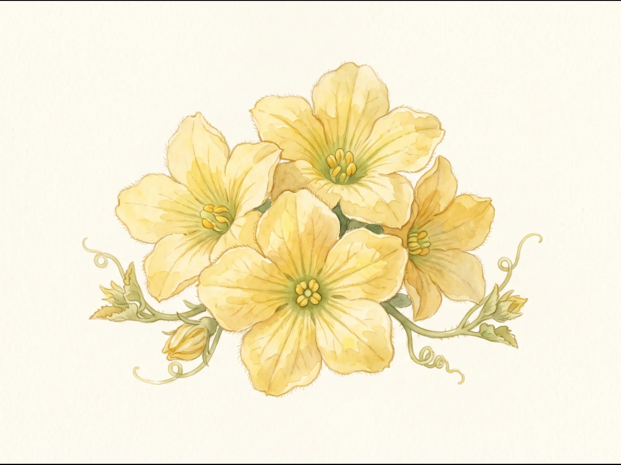 Melón Galia — Flor