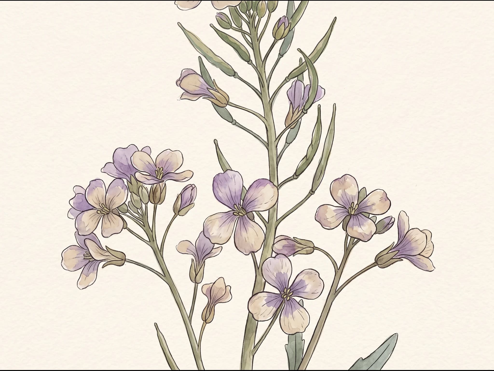 Nabo de Milán púrpura — Flor