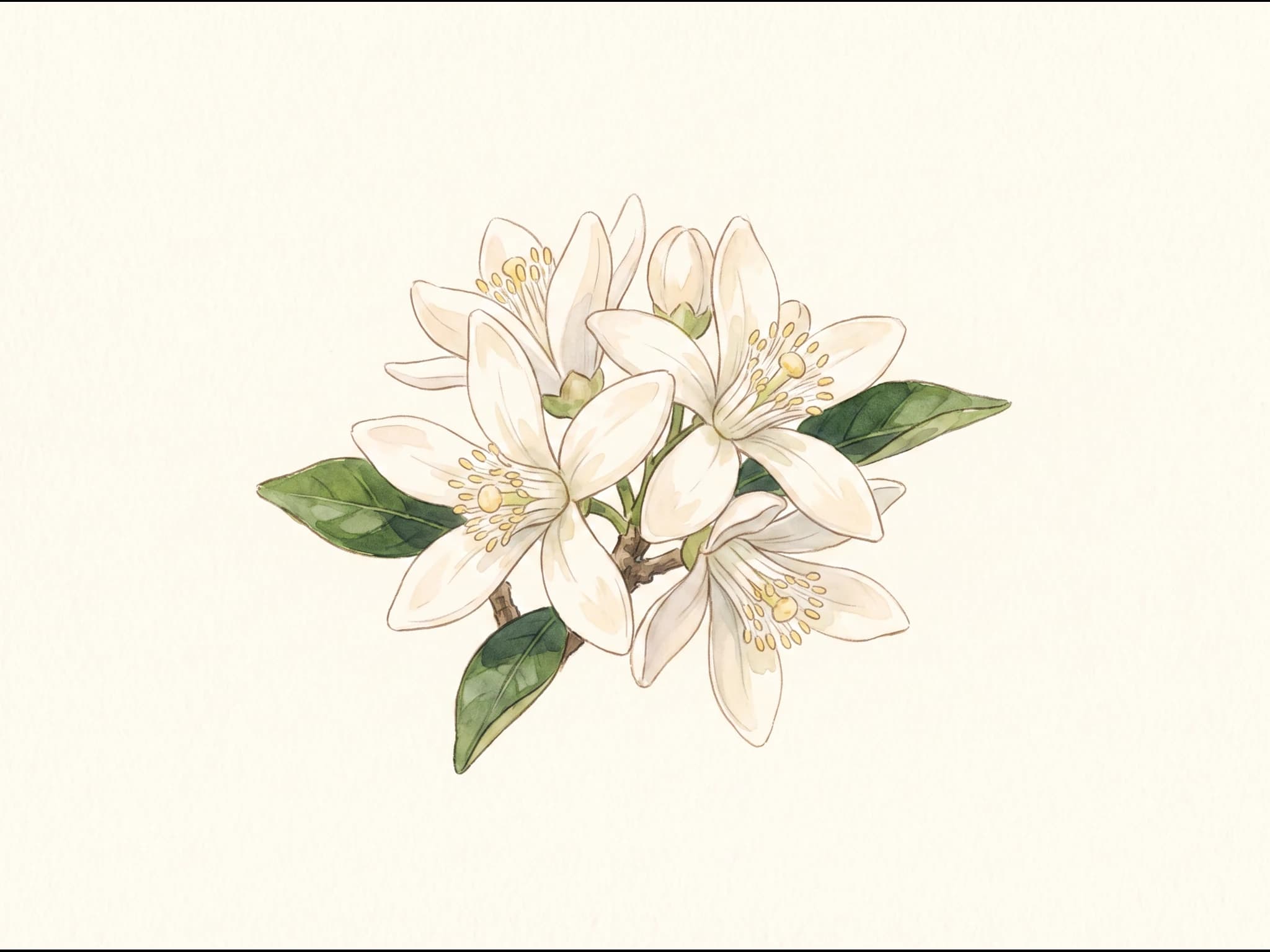 Naranjo Navelina — Flor