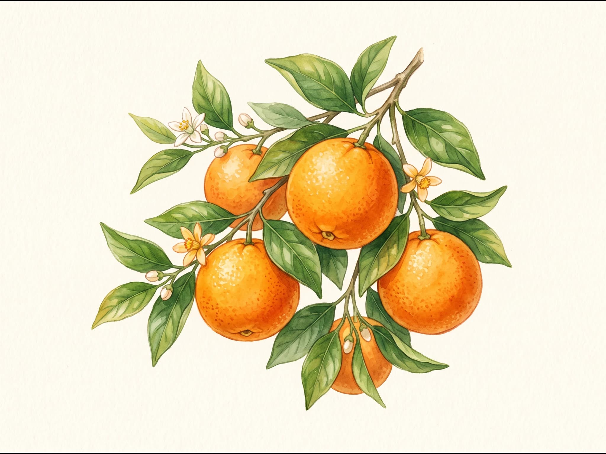 Naranjo Navelina — Fruto