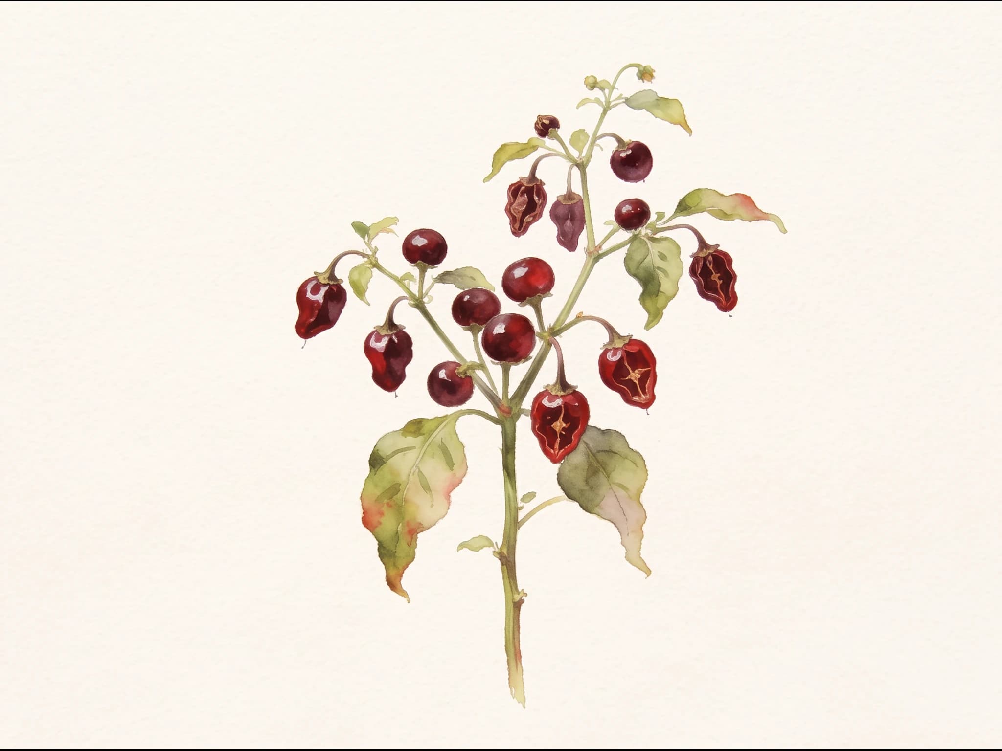 Ñora — Fruto