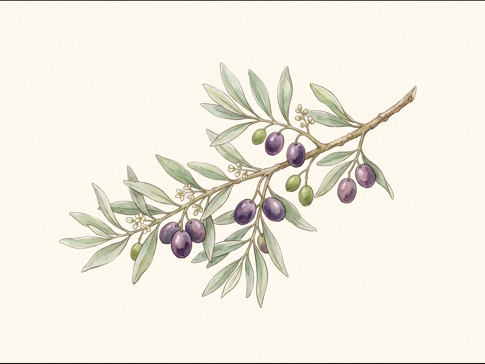Olivo Arbequina — Fruto