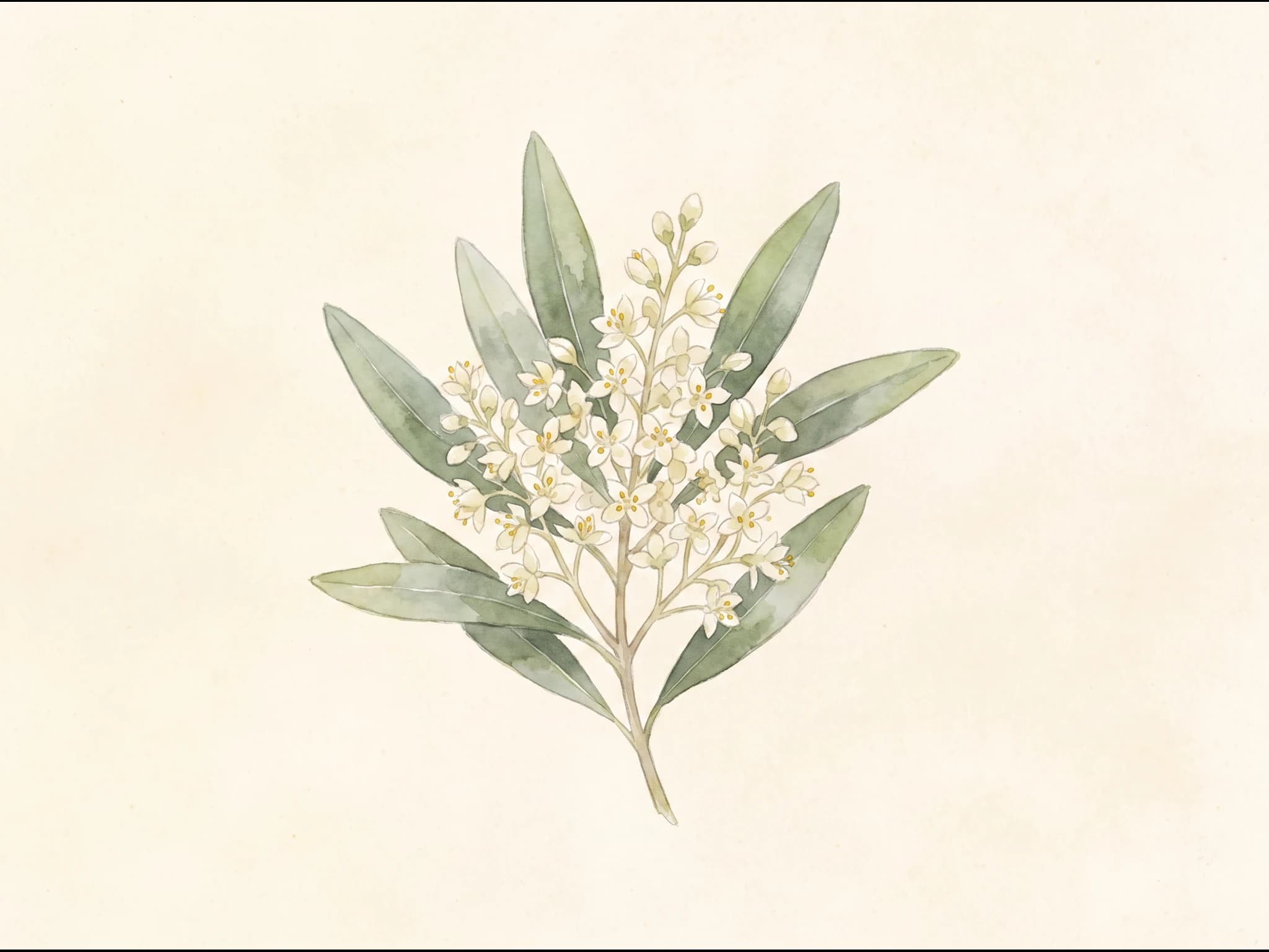 Olivo Cornicabra — Flor