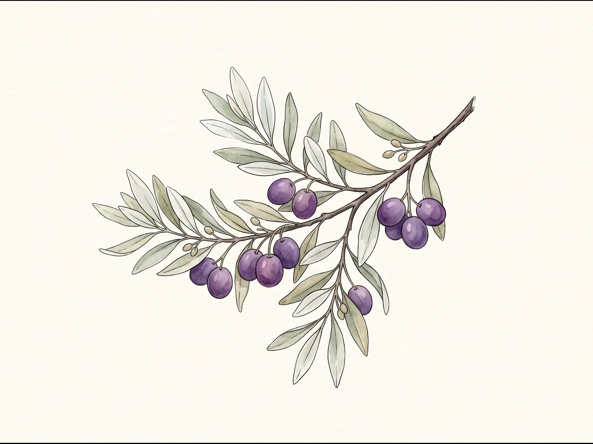 Olivo Hojiblanca — Fruto