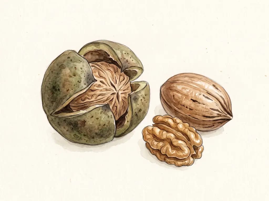 Pacano (nuez pecana) — Semillas
