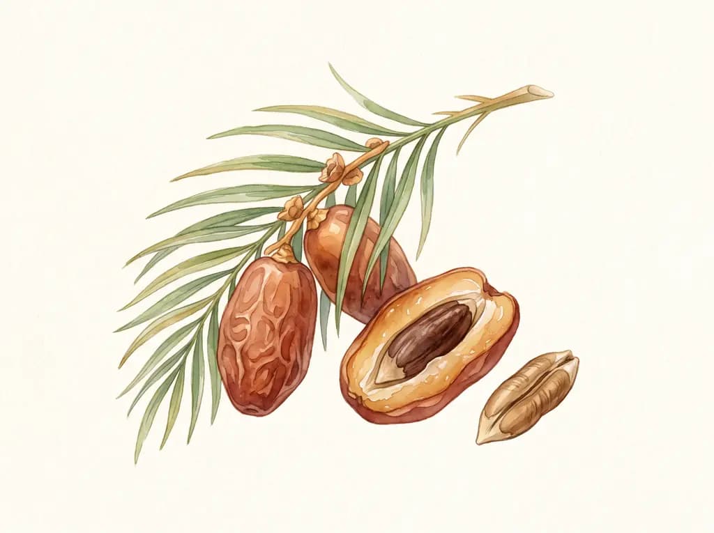 Palmera datilera — Semillas