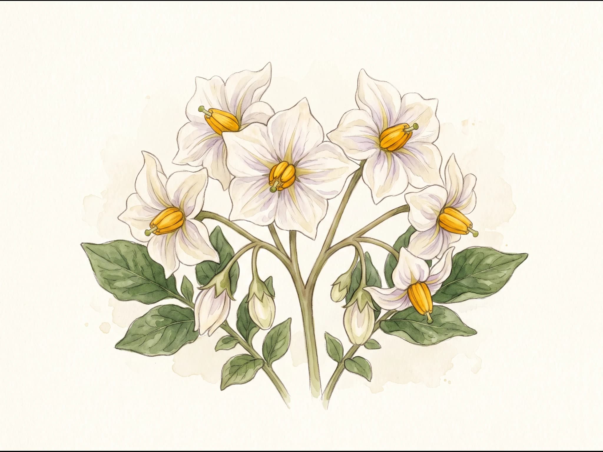 Patata Kennebec — Flor