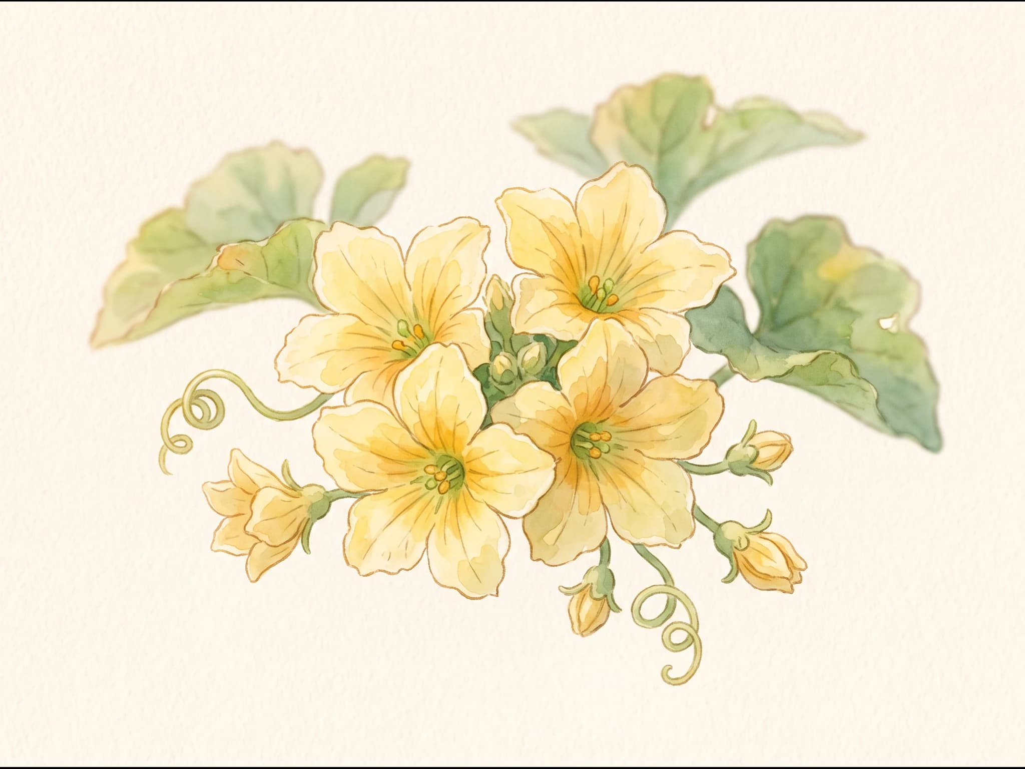 Pepino Armenio — Flor