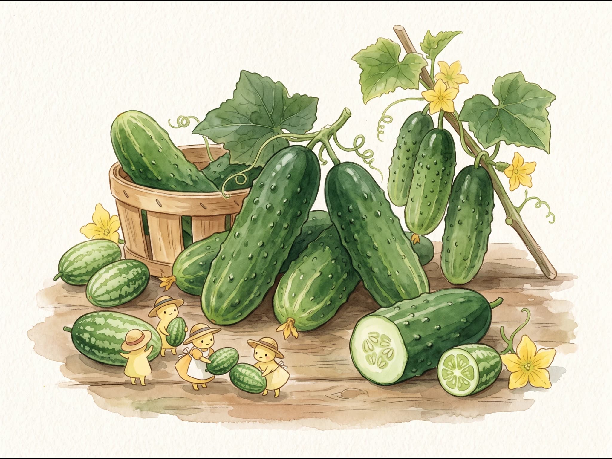 Pepino Marketmore — Fruto