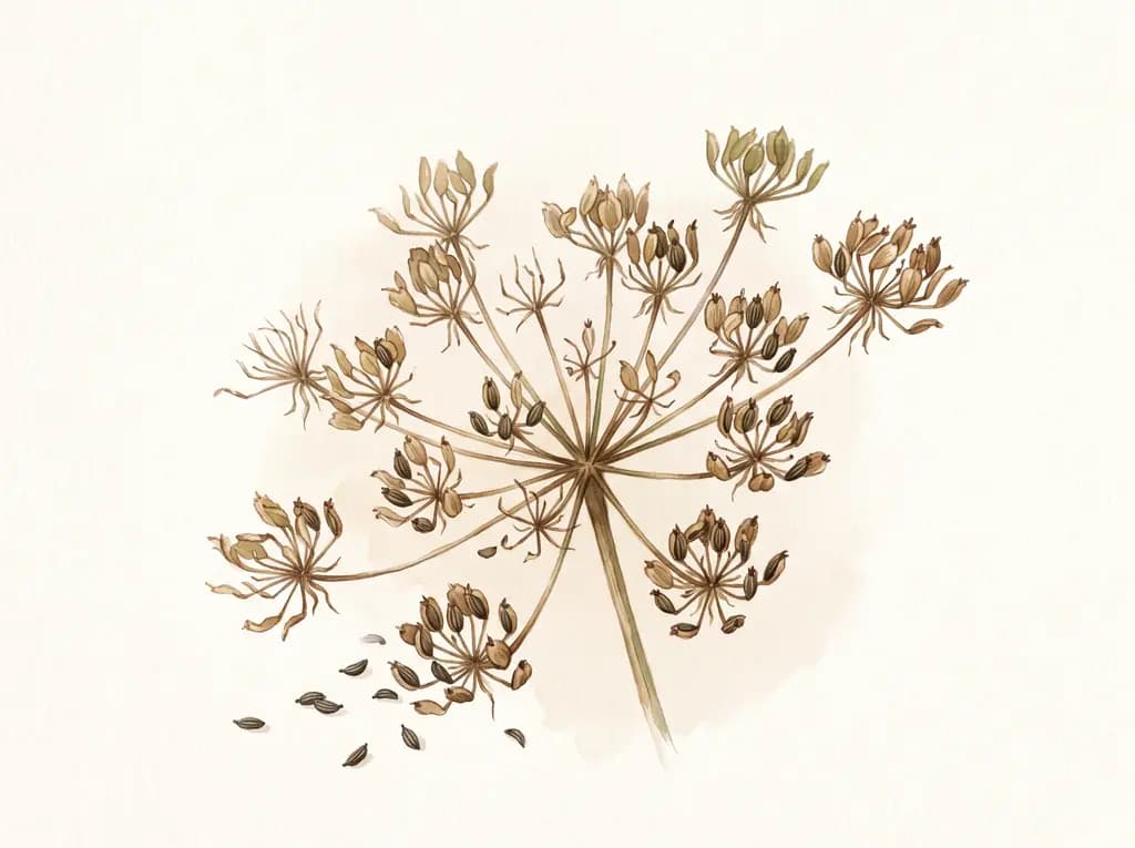 Perifollo — Semillas