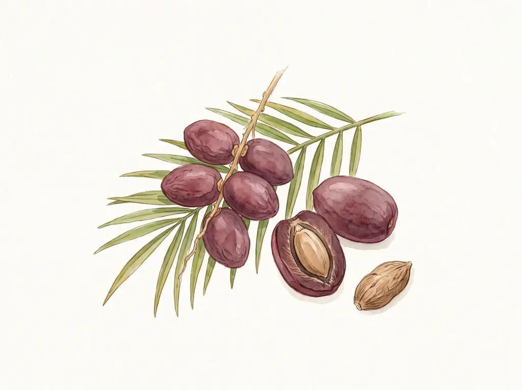Palmera enana Phoenix roebelenii — Semillas