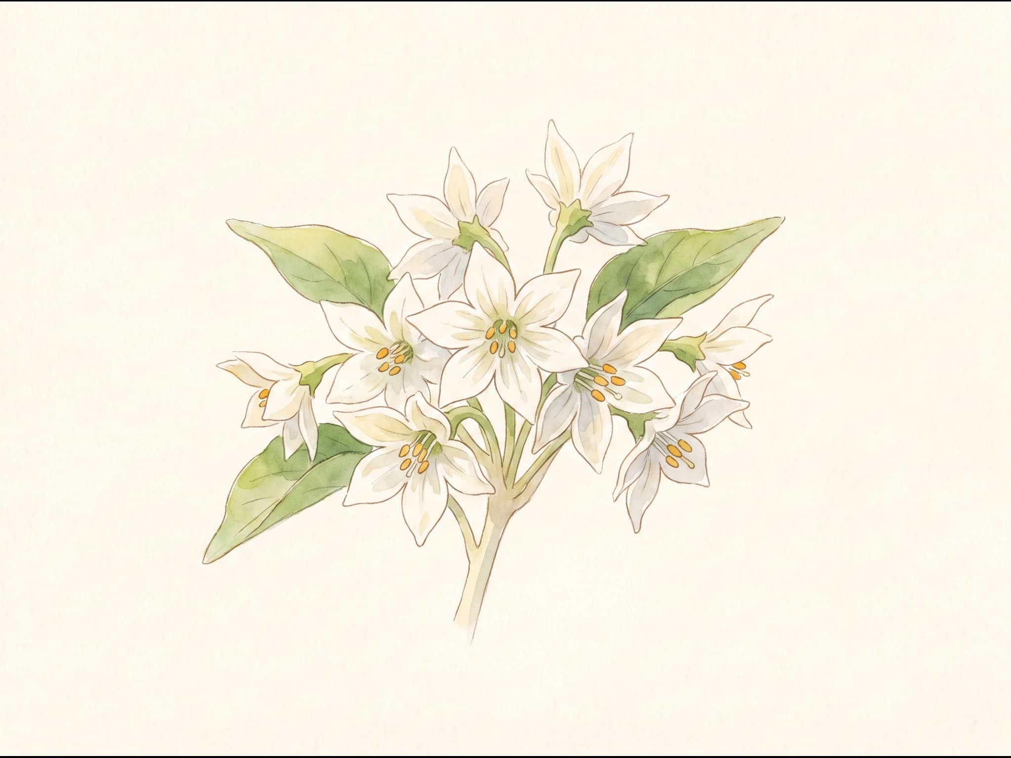 Pimiento de Padrón — Flor