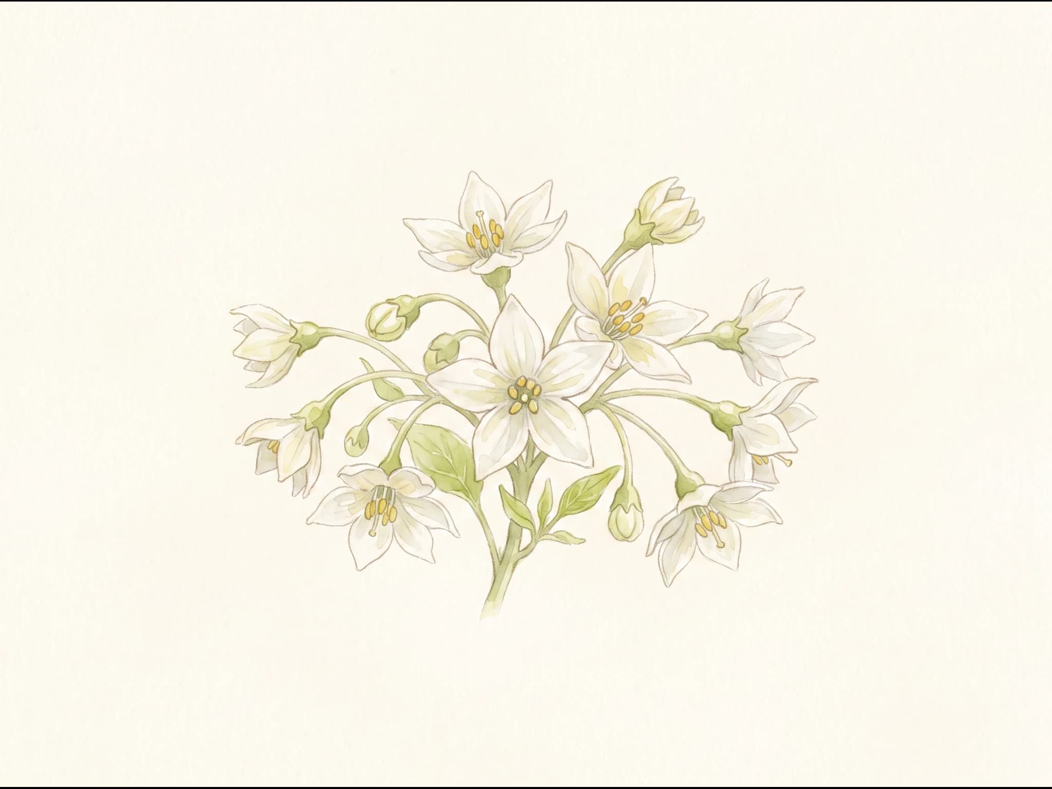 Pimiento Lamuyo — Flor