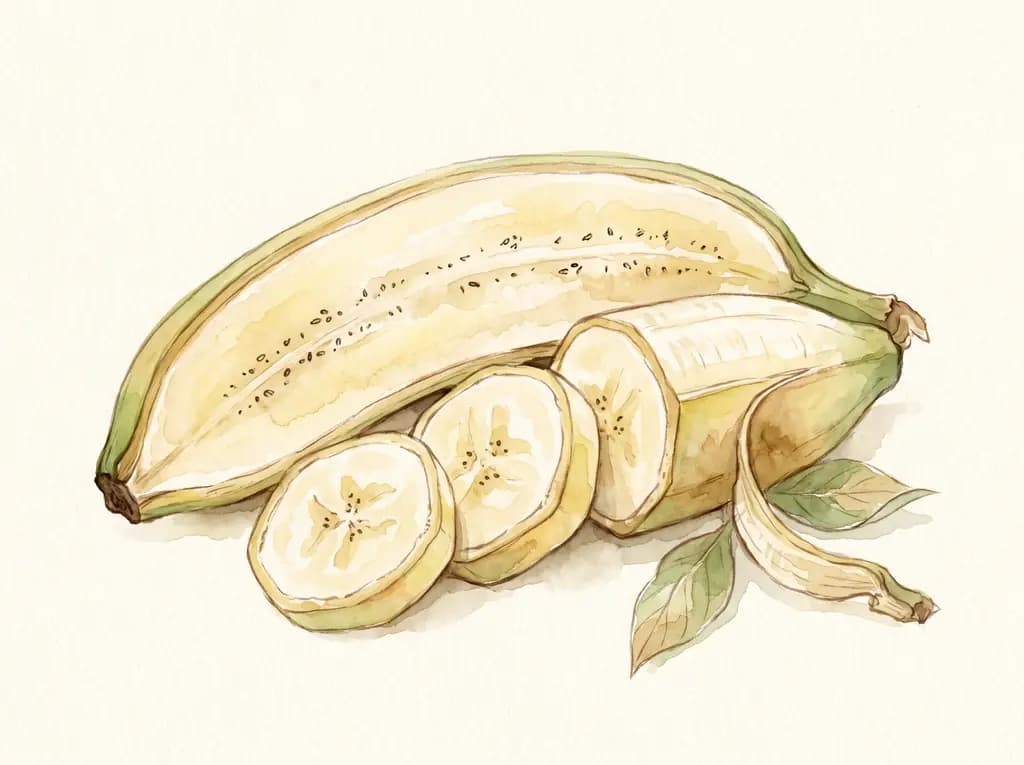 Banano enano Cavendish — Semillas