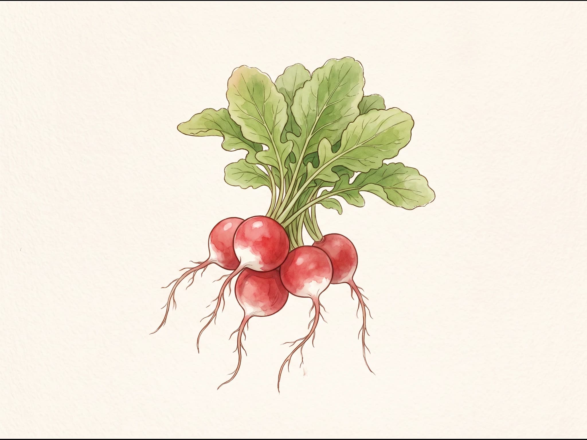 Rábano Cherry Belle — Fruto