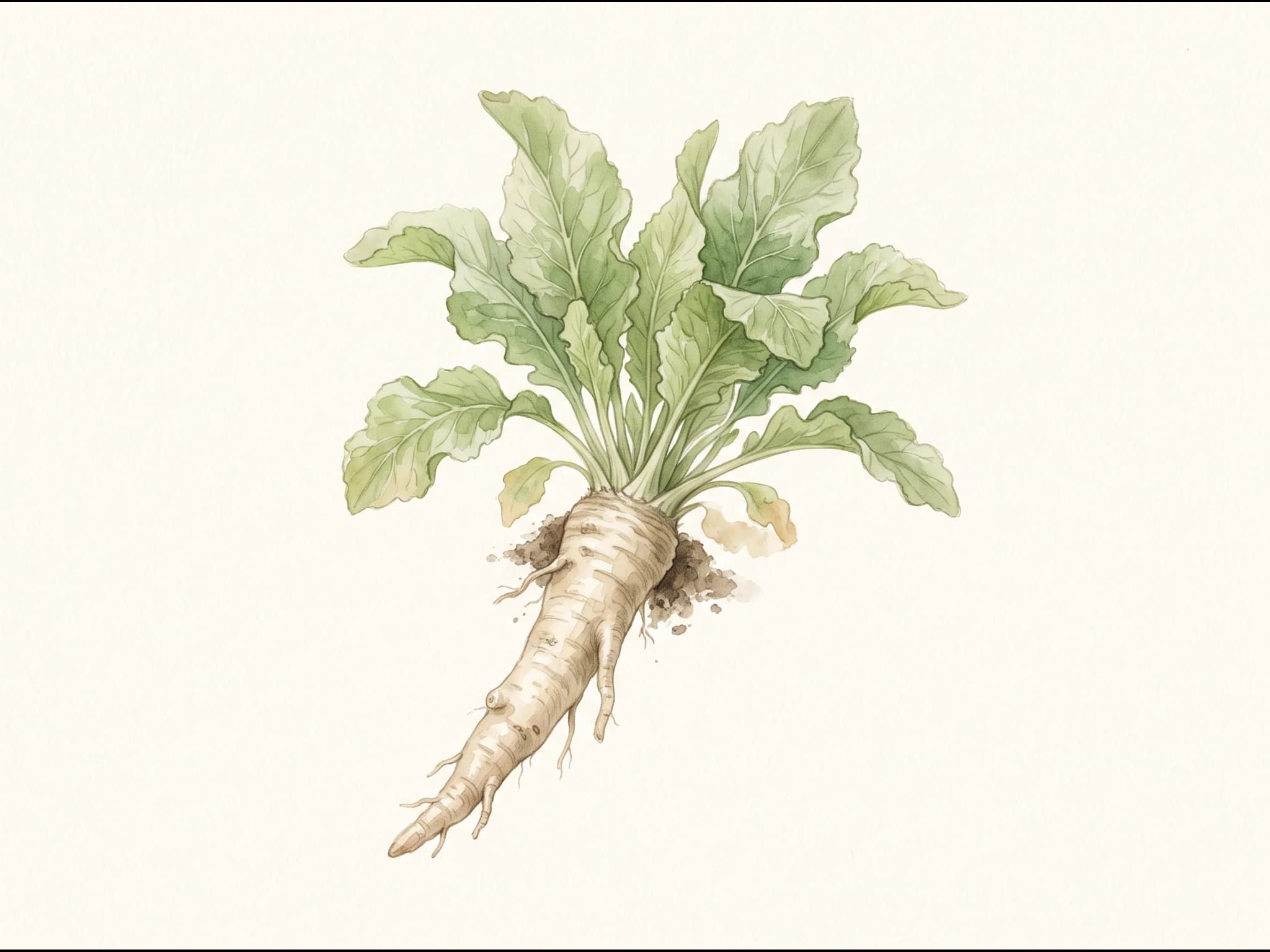 Rábano rusticano (horseradish) — Fruto