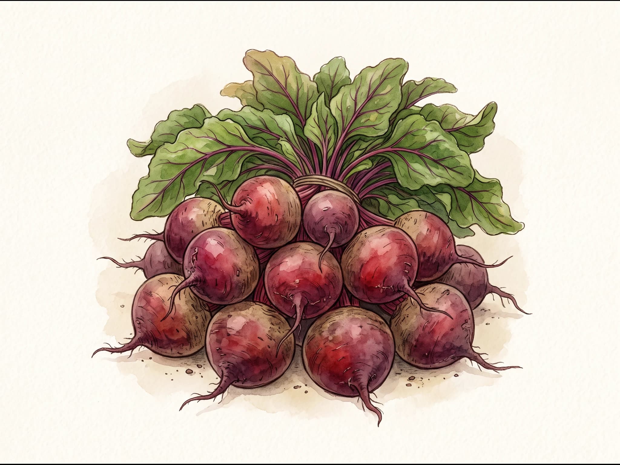 Remolacha de Detroit — Fruto