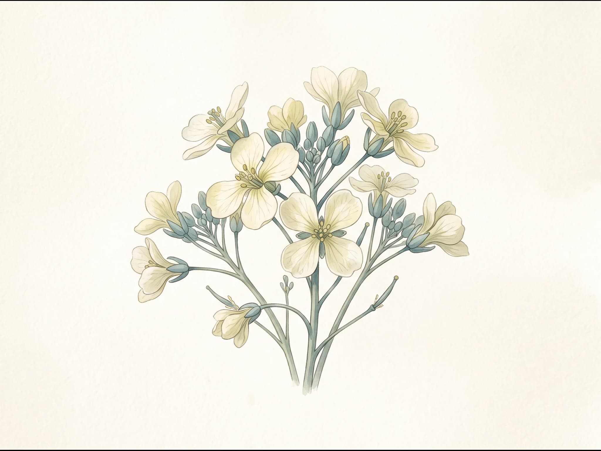 Repollo de invierno — Flor