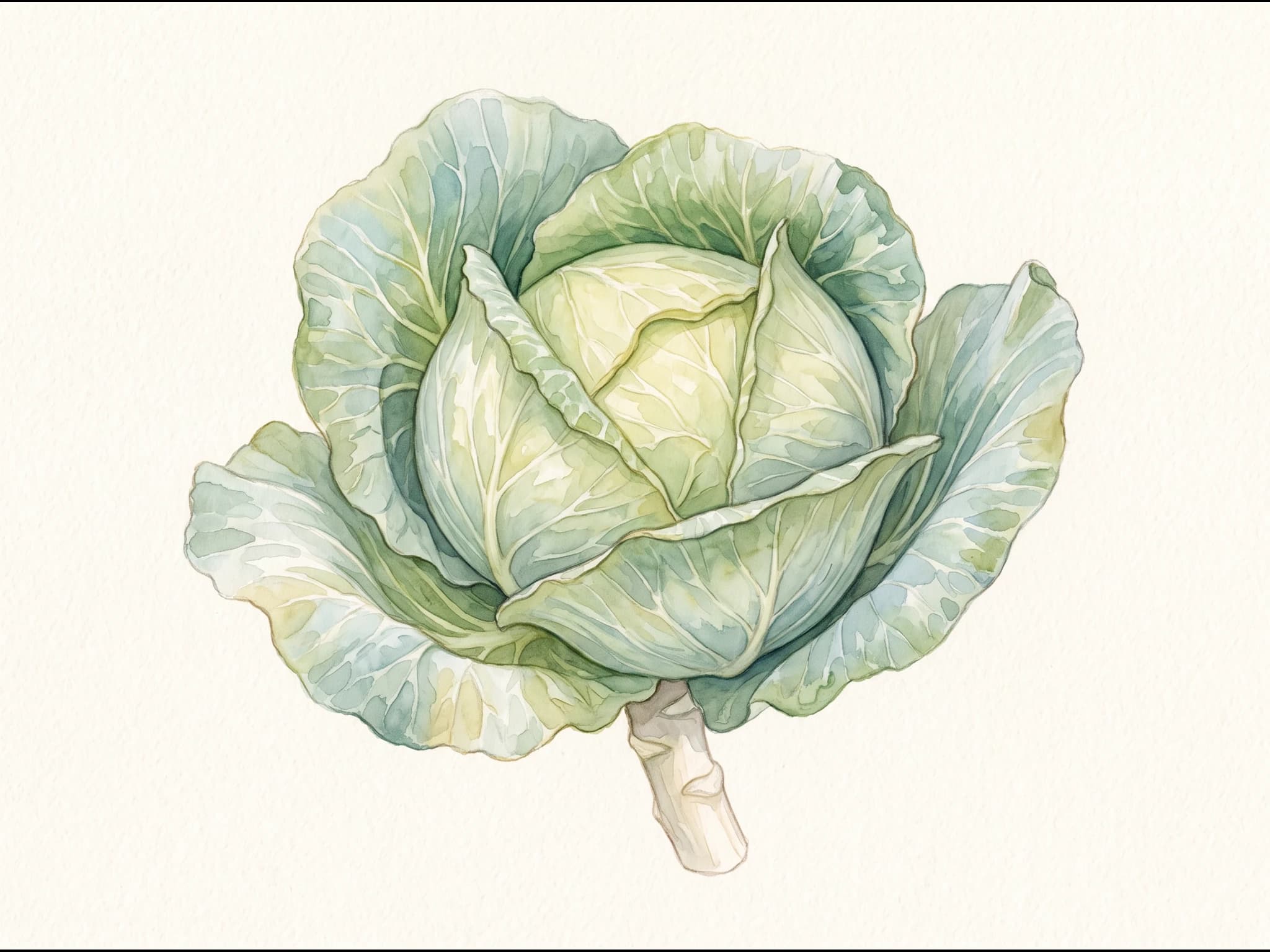 Repollo de invierno — Fruto