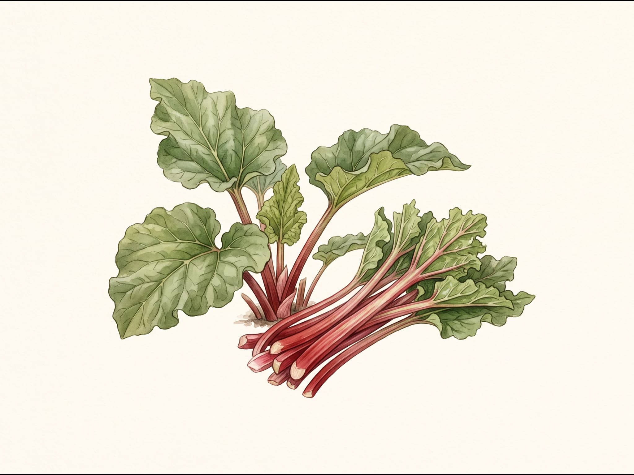 Ruibarbo — Fruto
