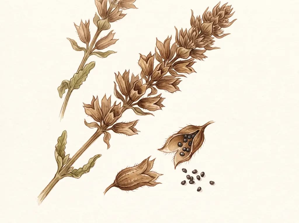 Salvia silvestre (gallocresta) — Semillas