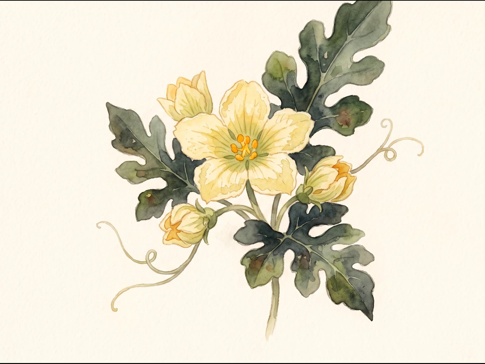 Sandía negra — Flor