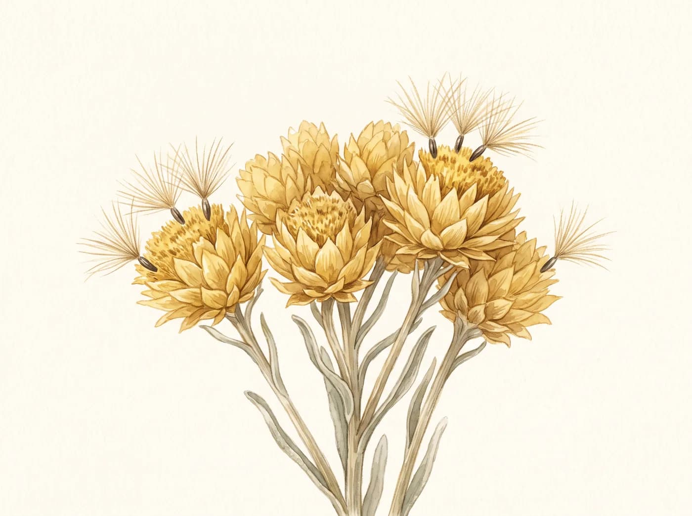 Siempreviva amarilla — Semillas