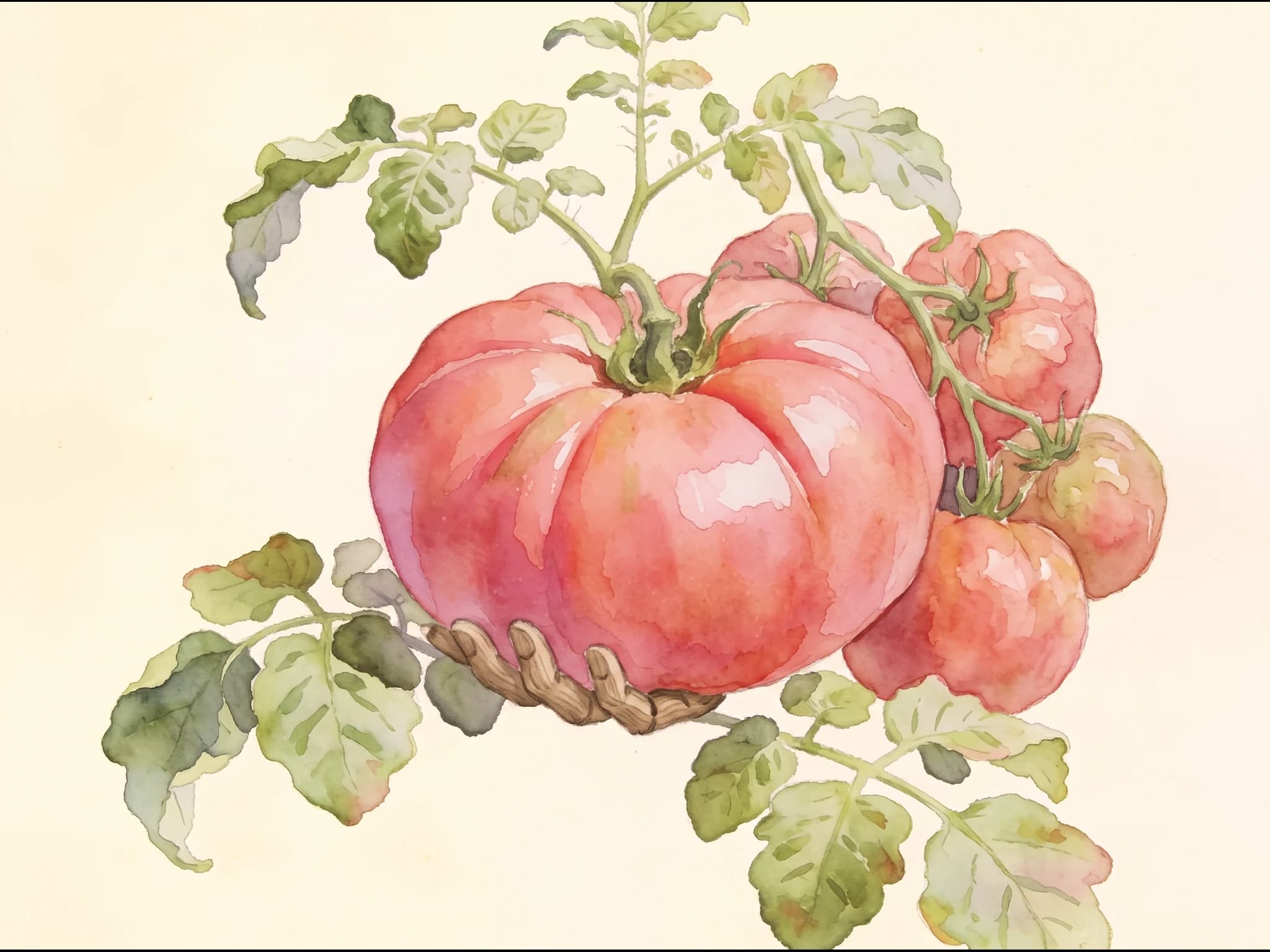 Tomate Brandywine — Fruto