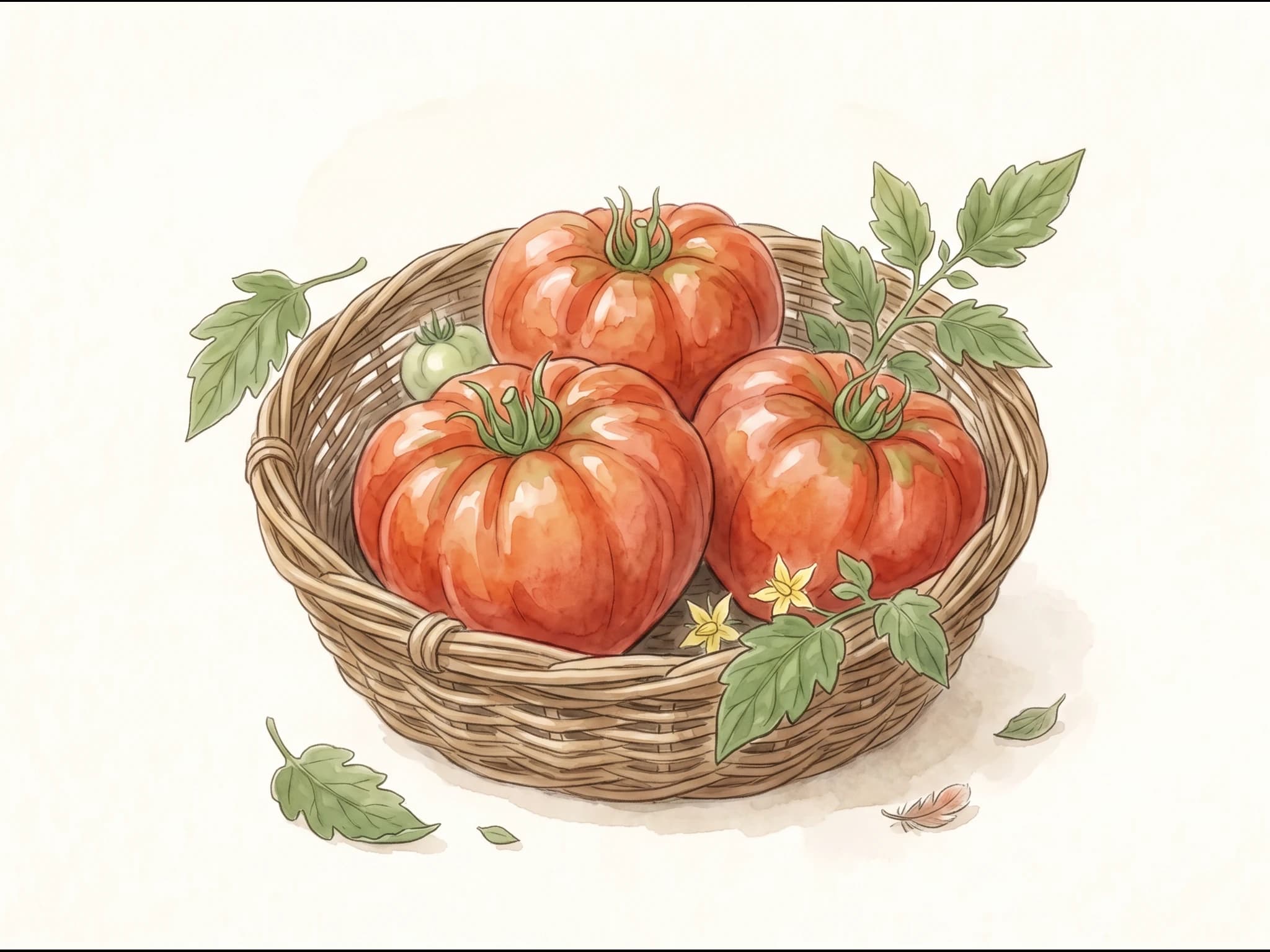 Tomate corazón de buey — Fruto