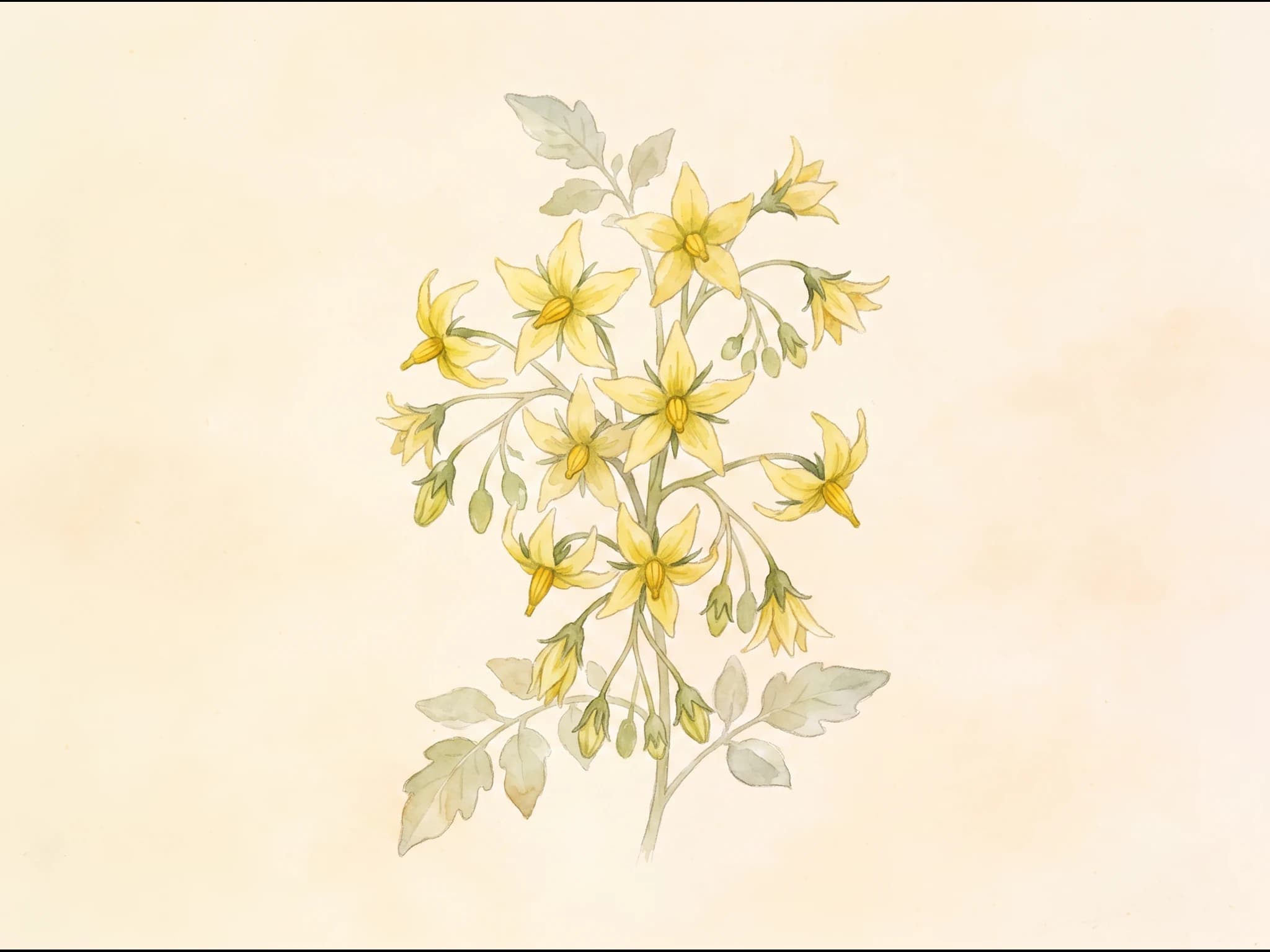 Tomate de colgar (penjar) — Flor