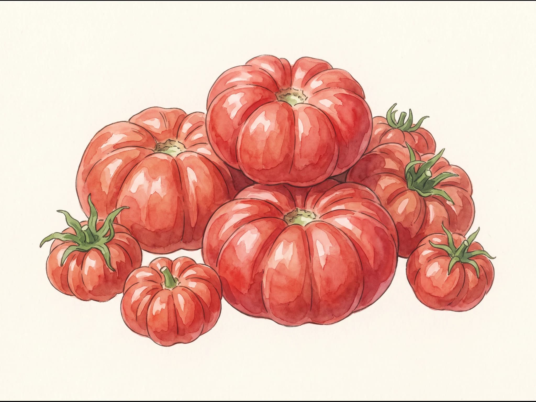 Tomate Marmande — Fruto