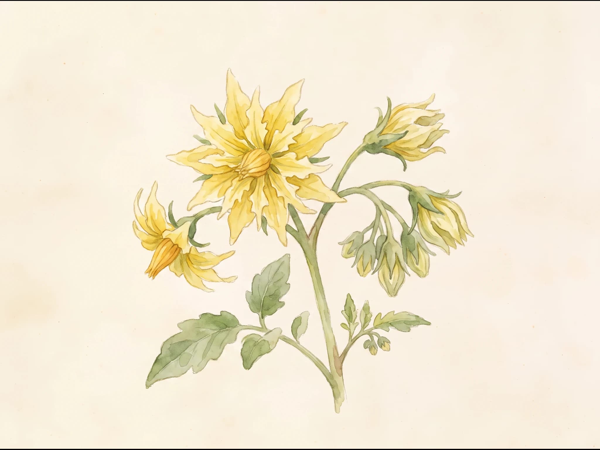 Tomate Montserrat — Flor