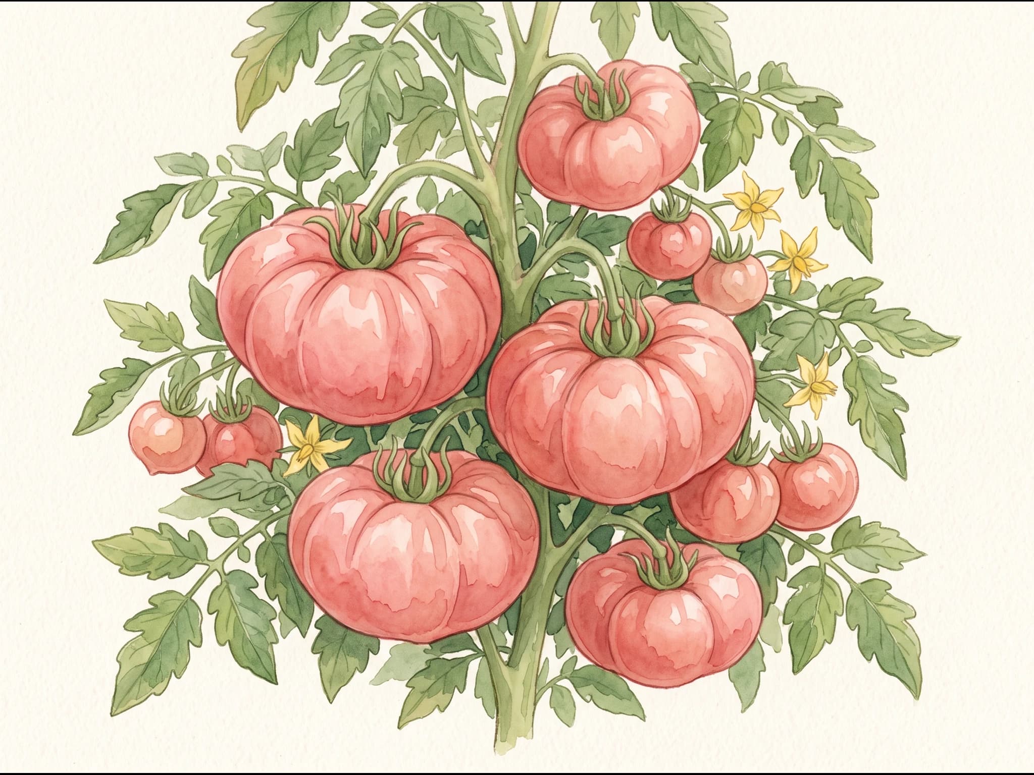 Tomate Rosa de Barbastro — Fruto