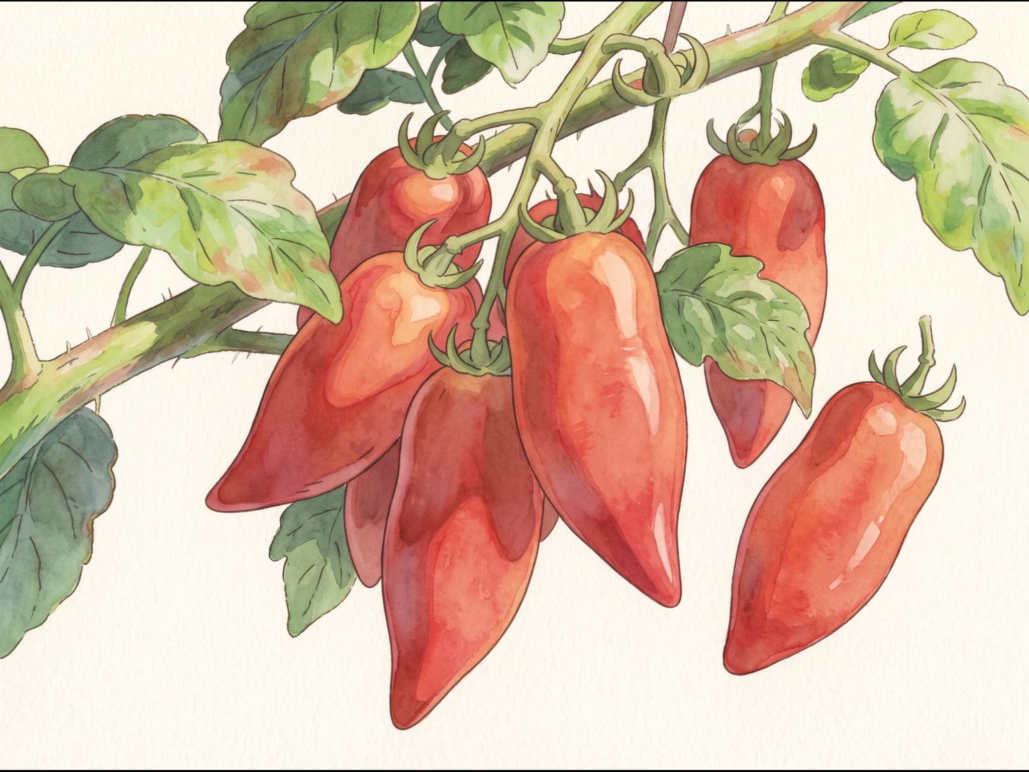 Tomate San Marzano — Fruto