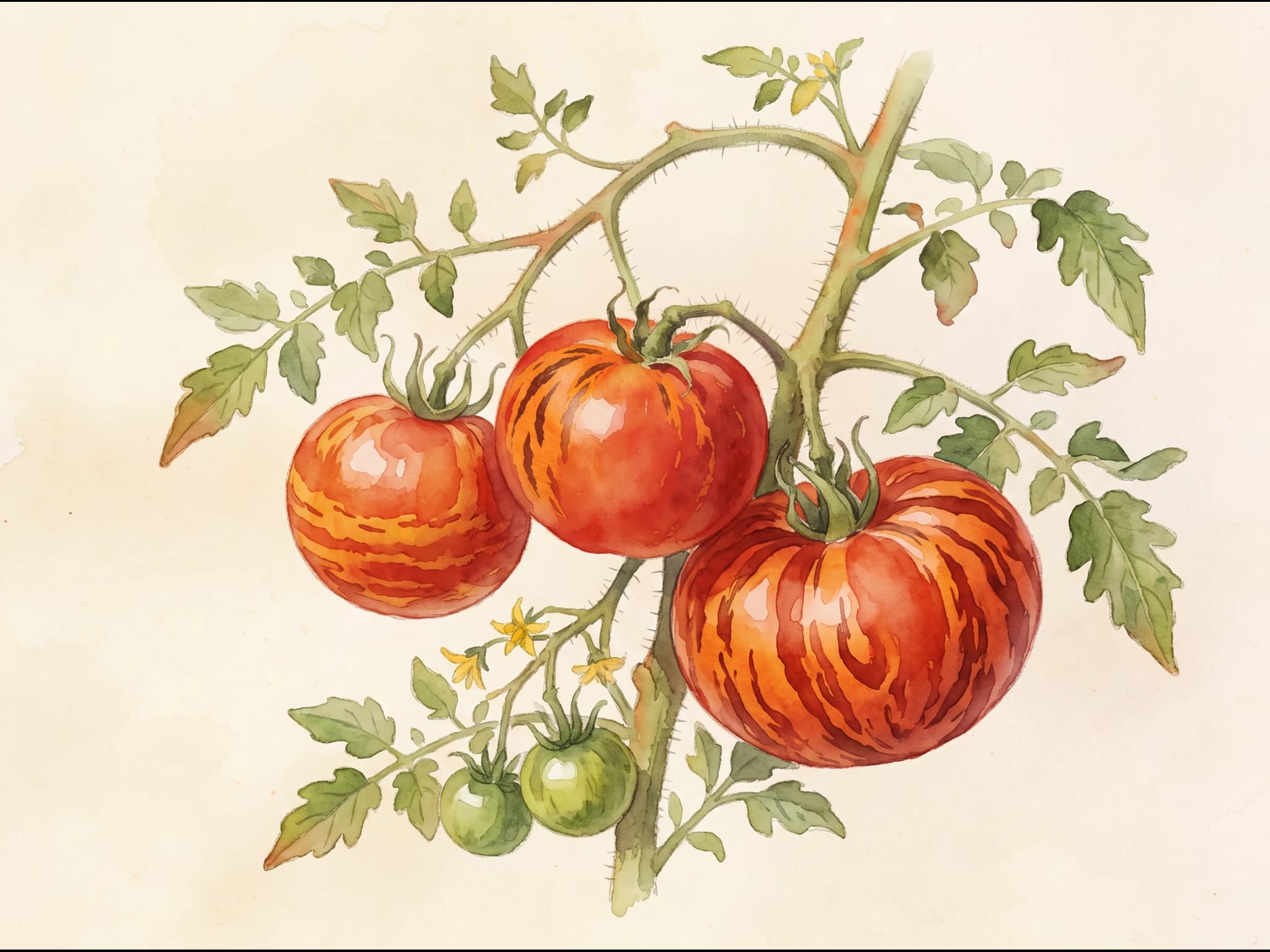 Tomate Tigerella — Fruto