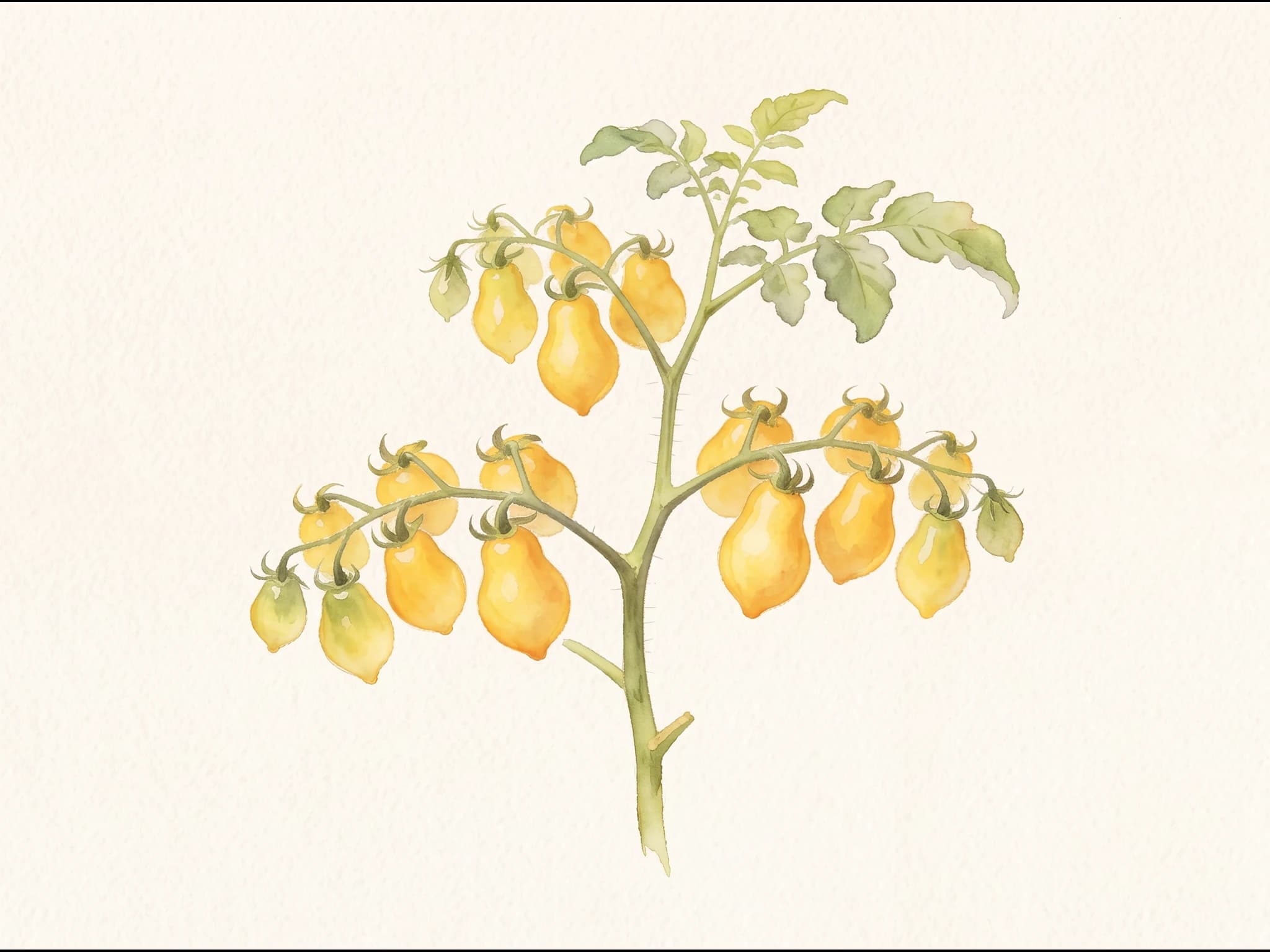 Tomate Yellow Pear — Fruto