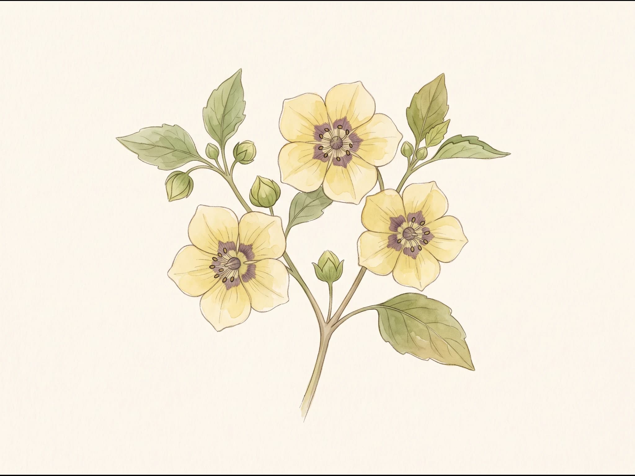 Tomatillo verde — Flor
