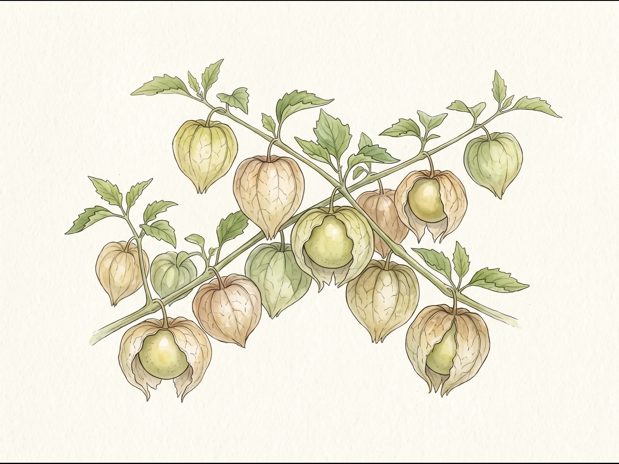 Tomatillo verde — Fruto