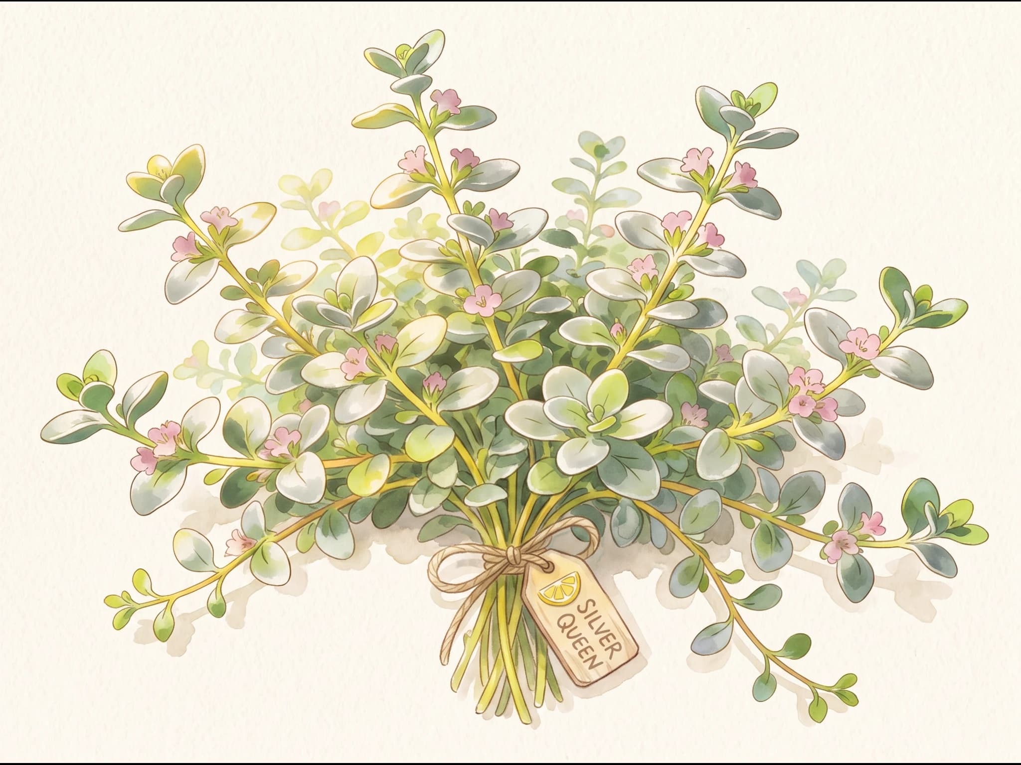 Tomillo limón (Silver Queen) — Fruto