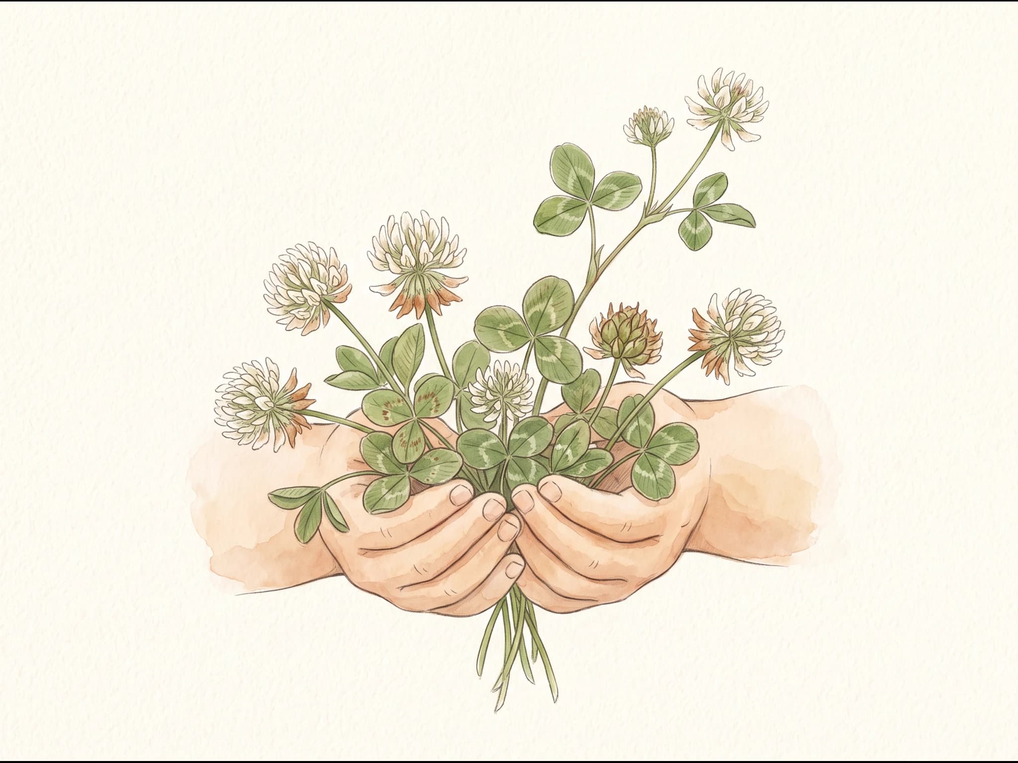 Trébol blanco — Fruto