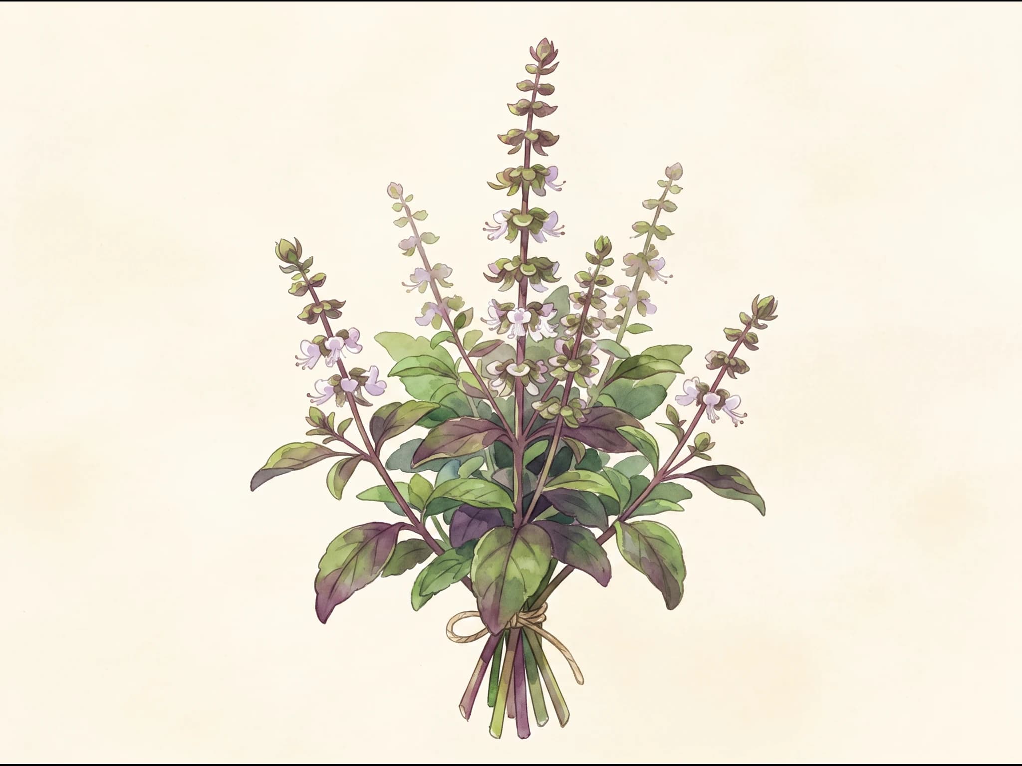 Albahaca sagrada (Tulsi) — Fruto