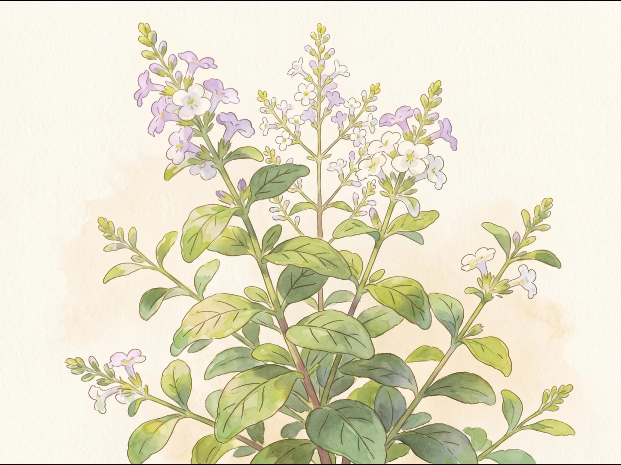 Verbena limón — Flor