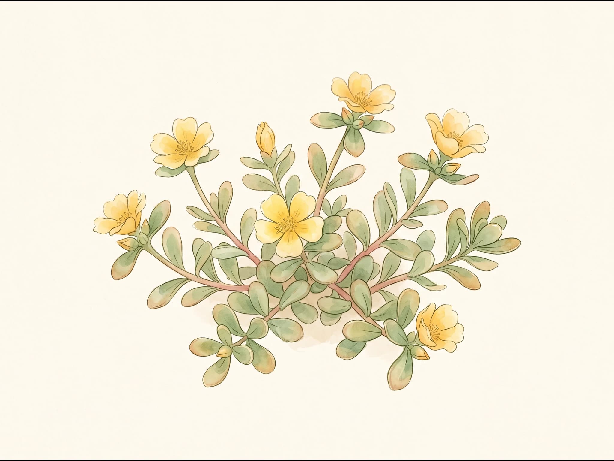 Verdolaga — Flor