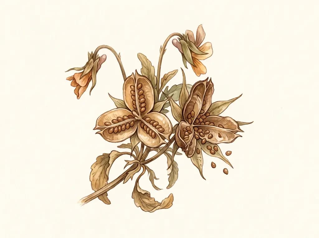 Viola cornuta — Semillas