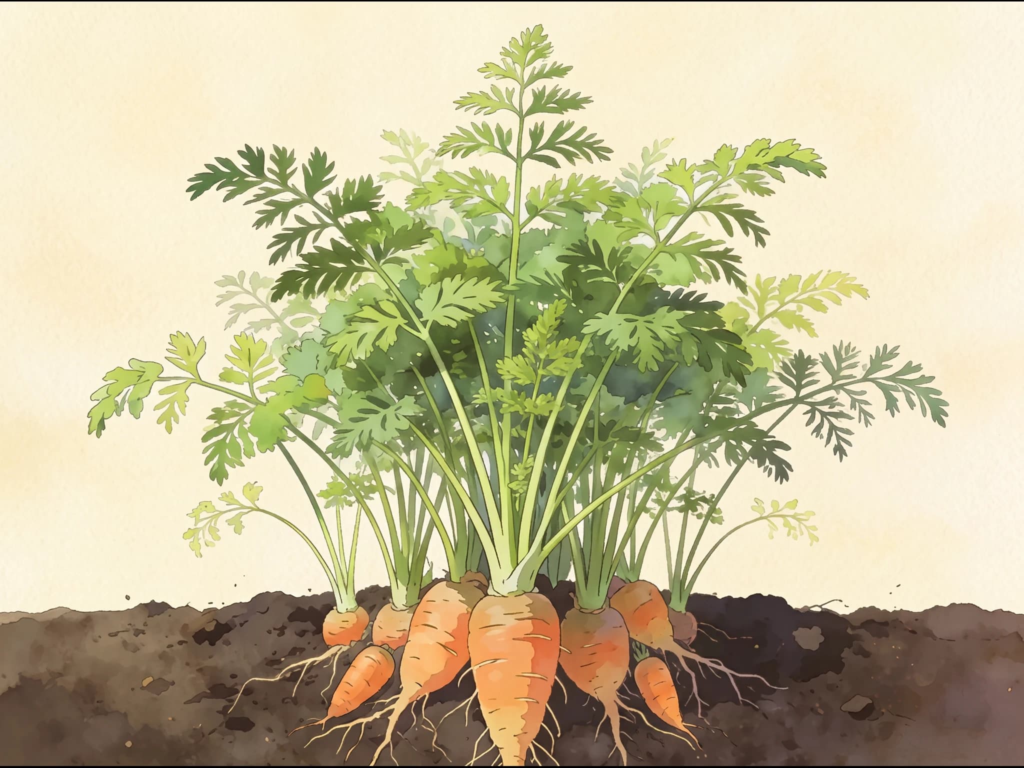 Zanahoria Nantesa — Fruto