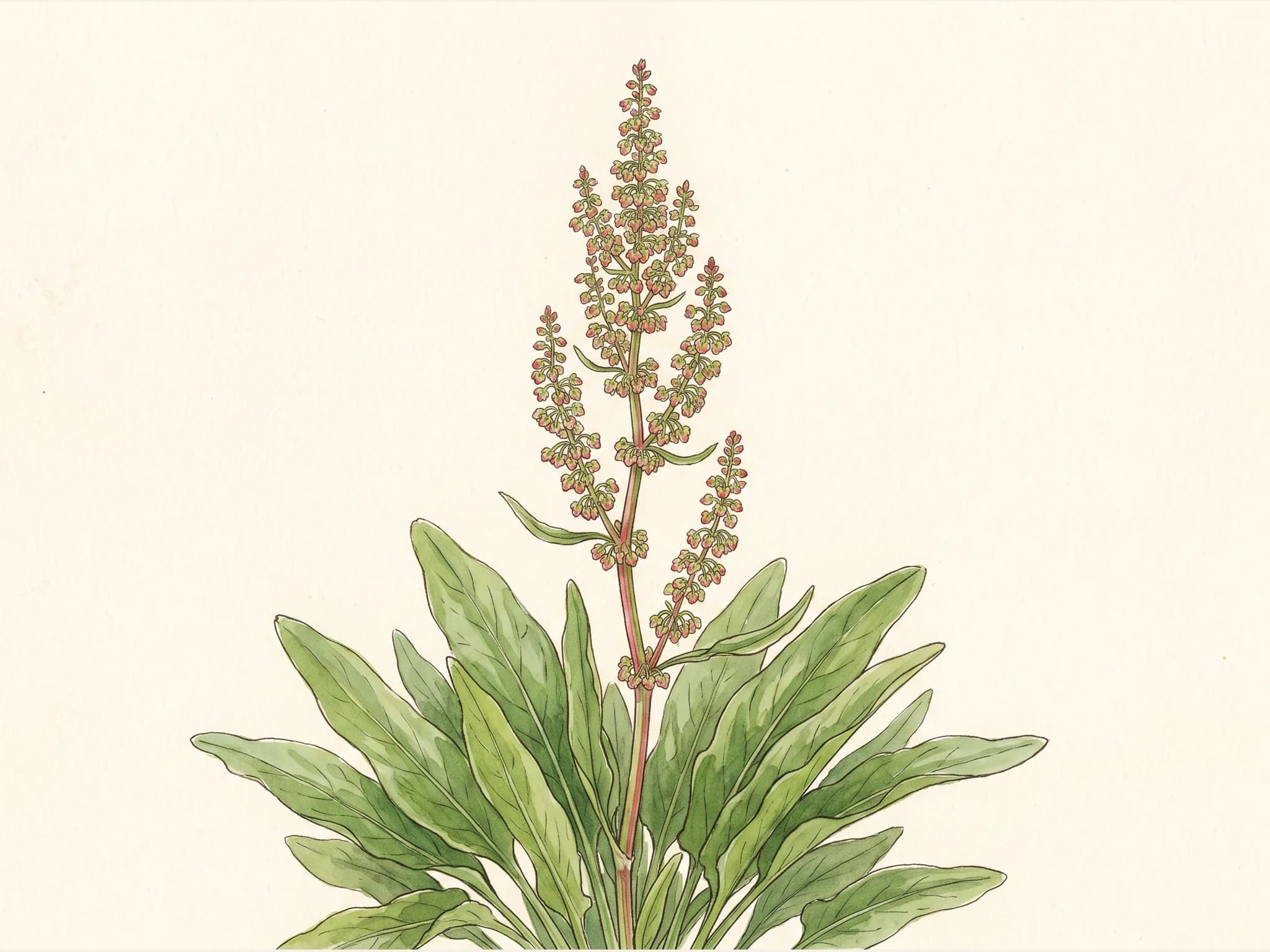 Acedera comun — flor (IA)