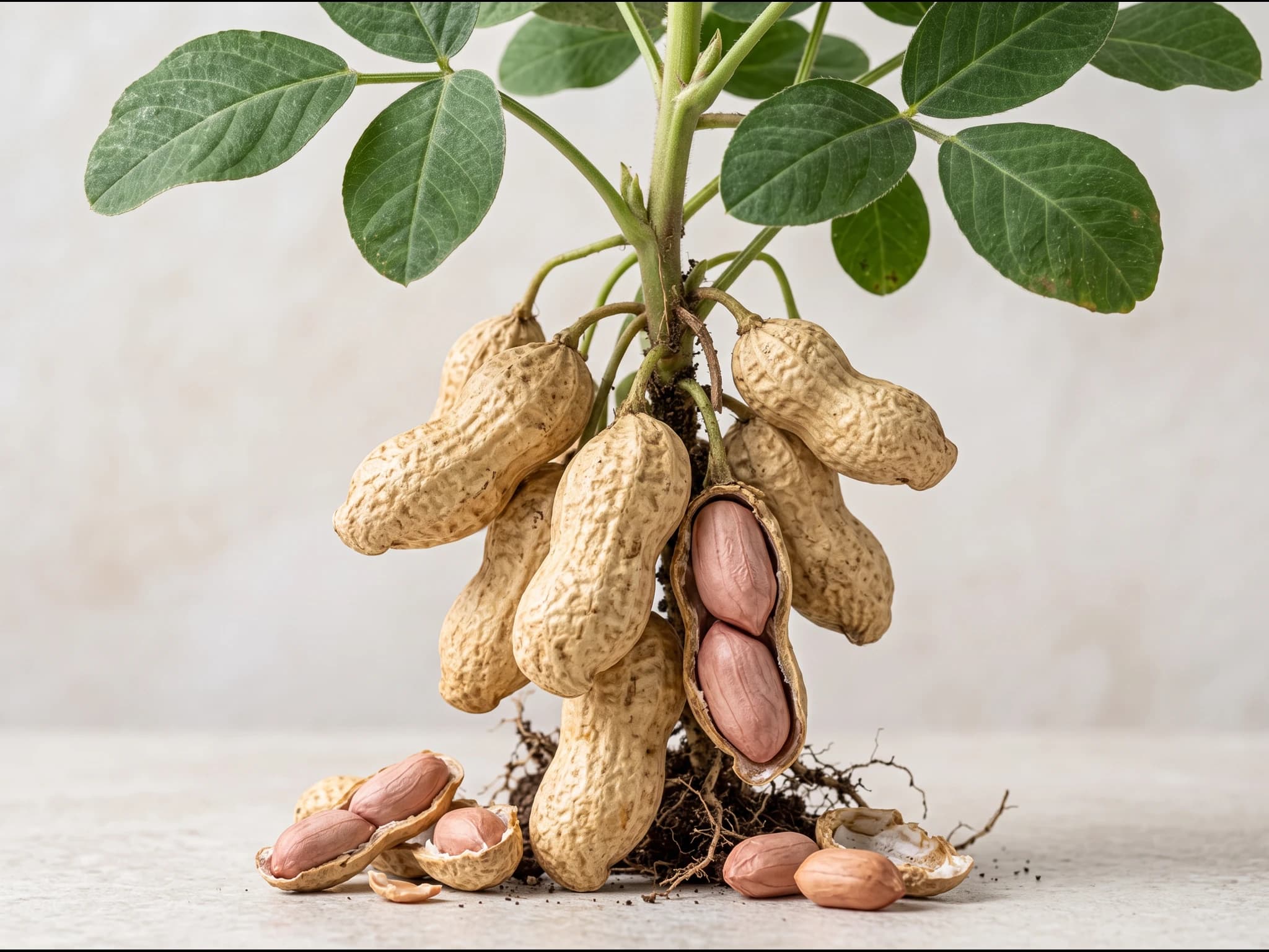 Cacahuete — fruto / cosecha (IA)