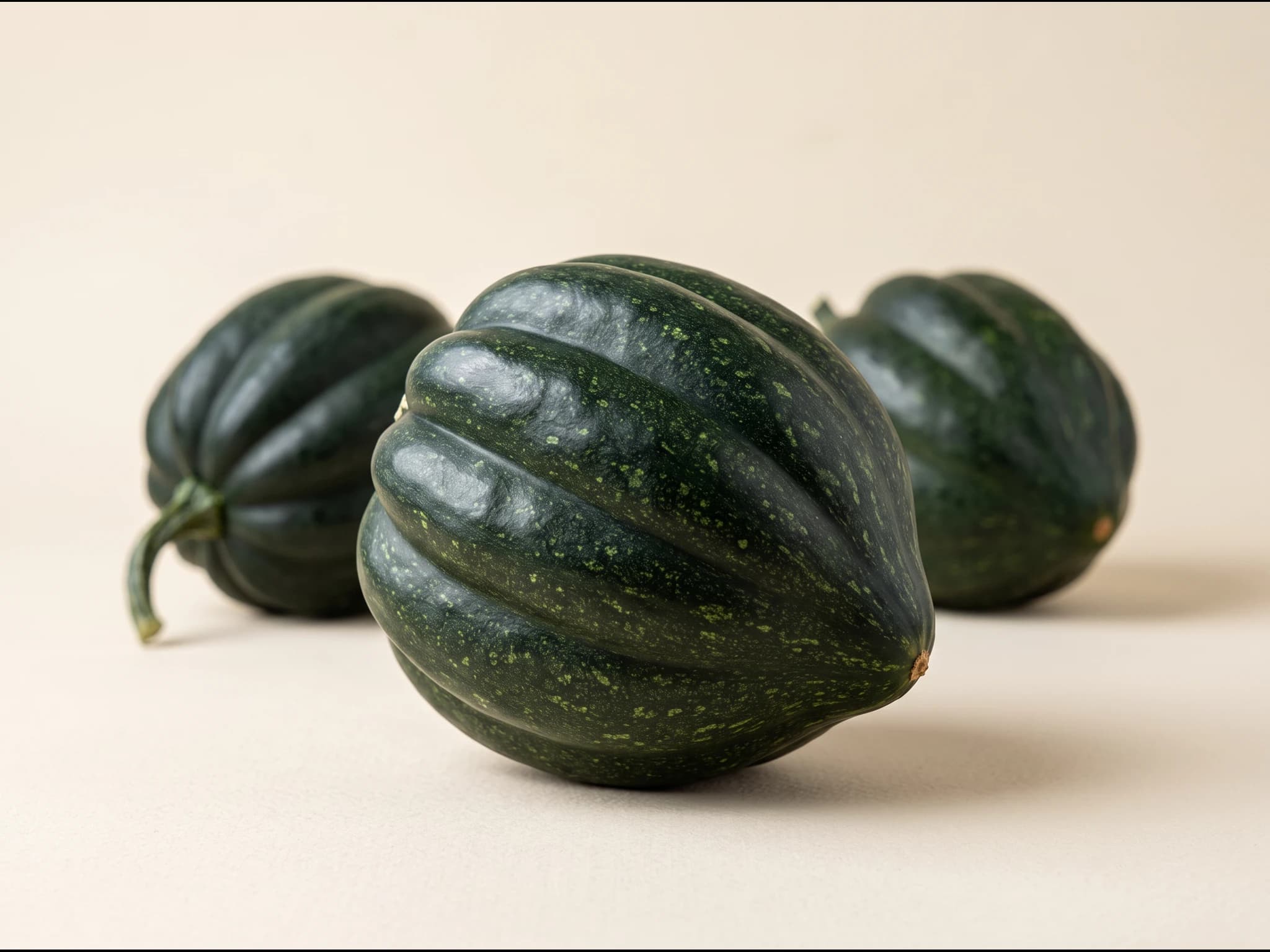 Calabaza bellota — fruto / cosecha (IA)